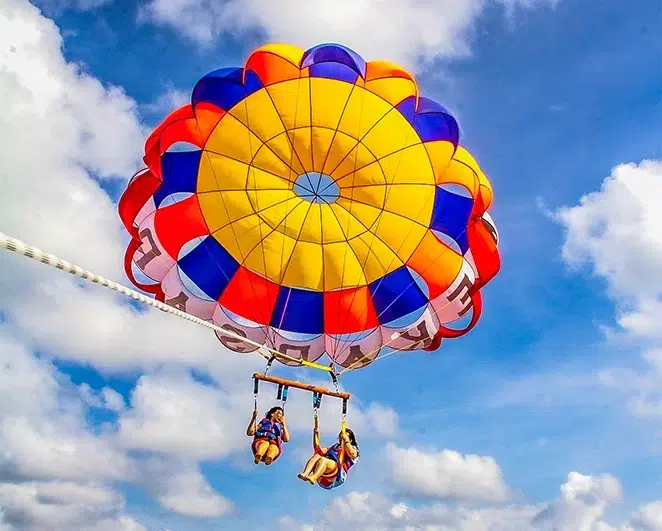 parasailing