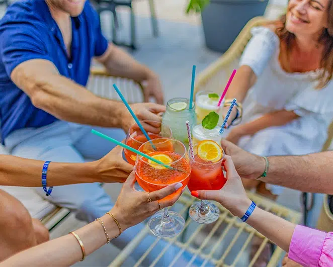 drinks and cocktails