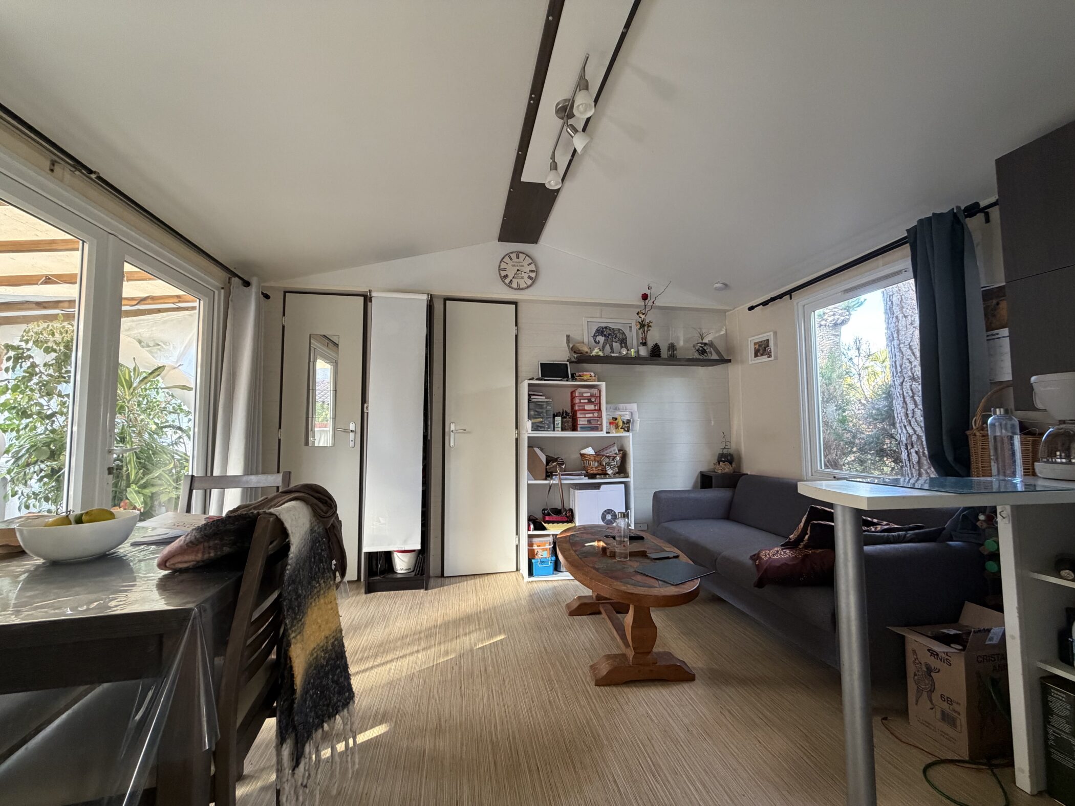 pièce à vivre grand angle